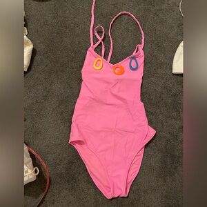 Hand made one-piece swimsuit (sz M)
